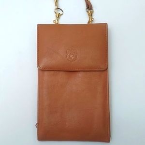 Michael Stevens Leather "The Carry All" Crossbody Wallet